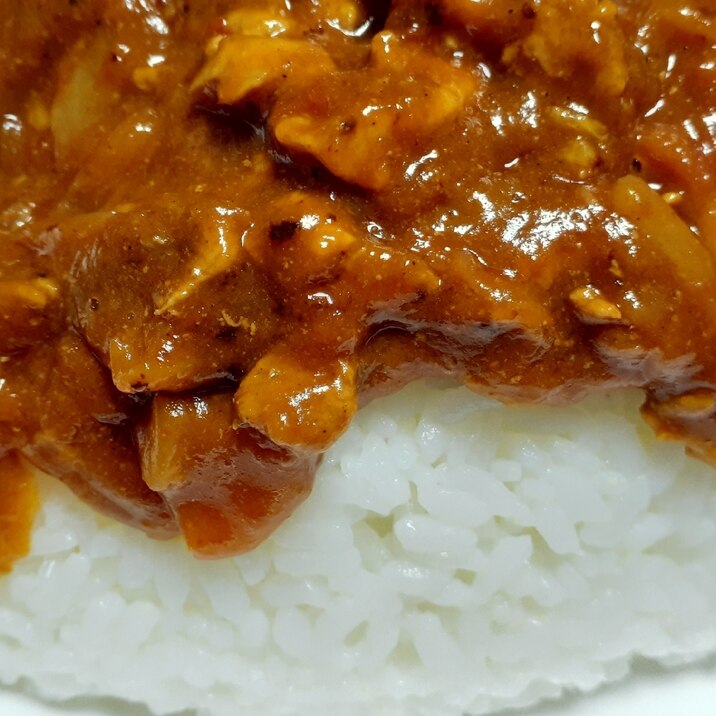 トマト缶ベースの体力増強カレー♪